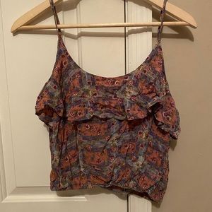 FLORAL CROP TOP
